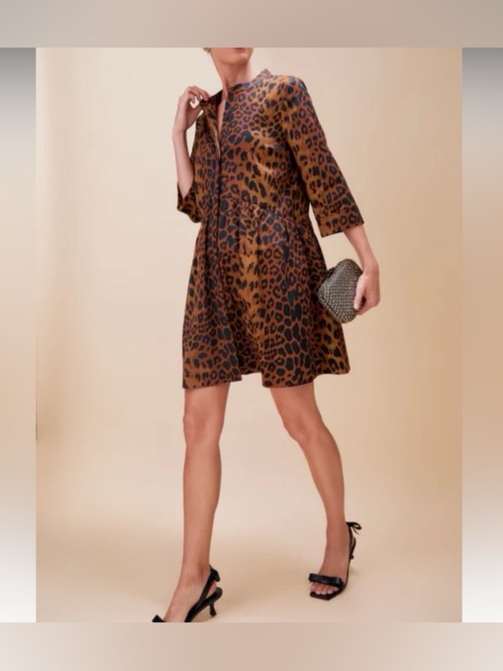 NEW! TUCKERNUCK Leopard Royal Shirt Dress